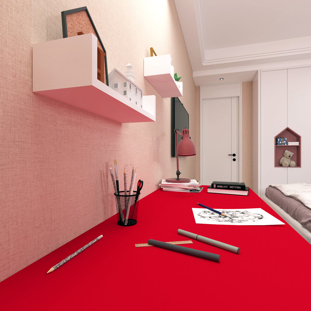 Pink Self Adhesive Wallpaper Shelf Drawer Liner Vinyl Film DIY Wall Sticker  Living room Bedroom Decorate