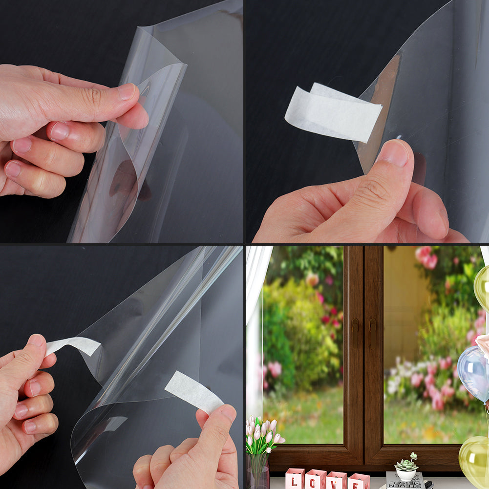 68x45cm Clear Wall Protector Contact Paper Self Adhesive Vinyl Film Kitchen  Cabinet Liner Transparent Plastic Foil Backsplash - AliExpress